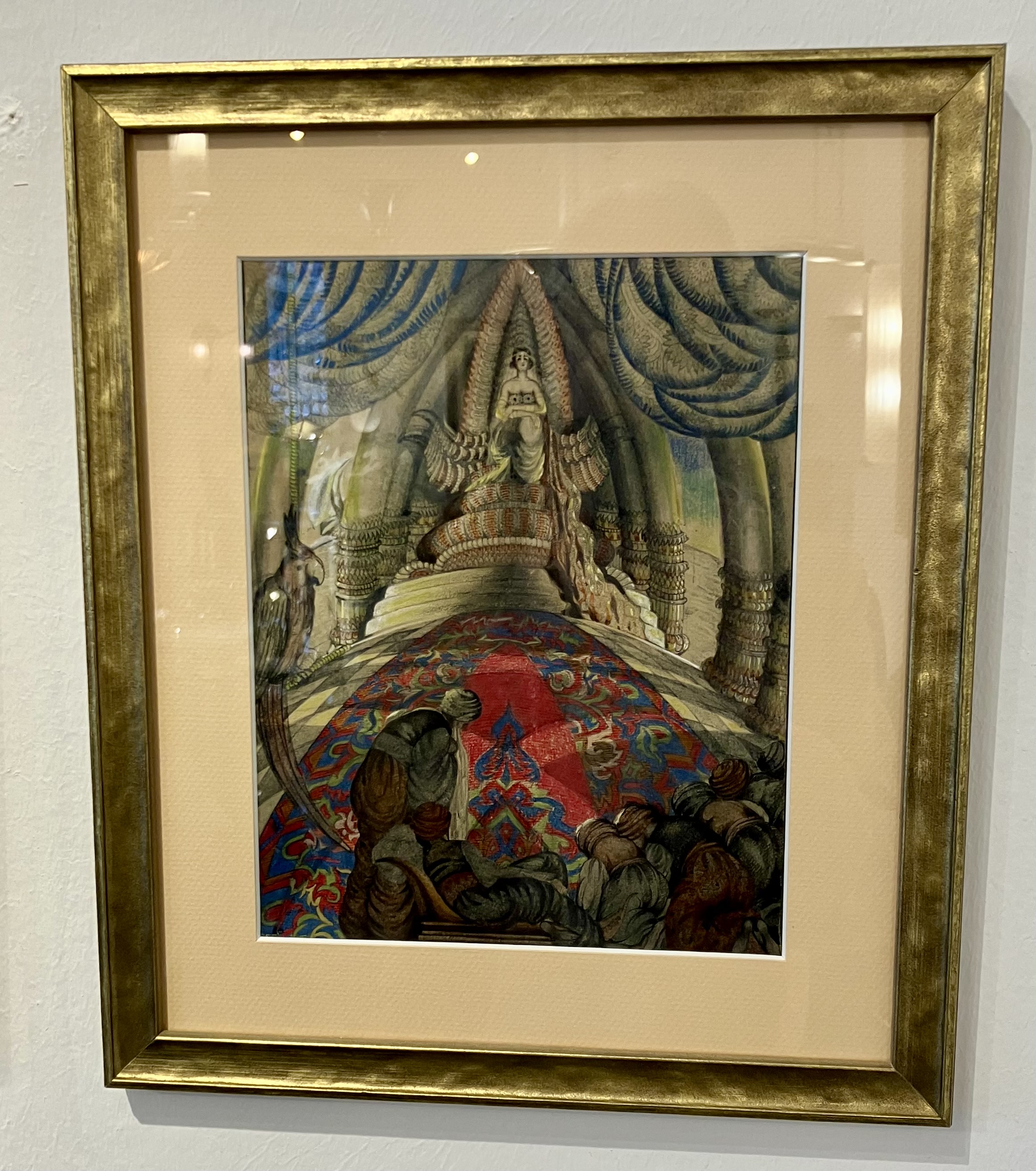 Watercolor over Graphite Drawing, Signed: Gero Nosi (No.2) – Bild 2