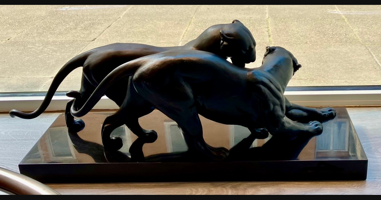 Panther-Paar, signiert: Plagnet – Bild 2
