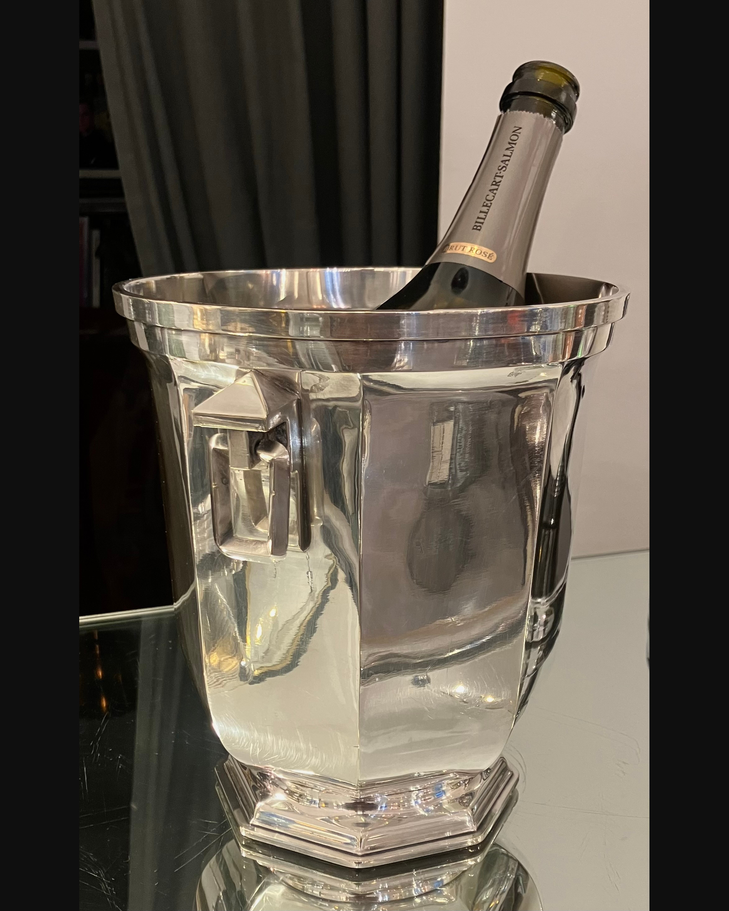 Champagnerkühler, Orfèvrerie C.Vuillermet Lyon – Bild 2