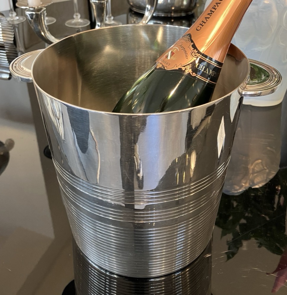 Champagne Cooler, Silver Plated, Ercuis Paris