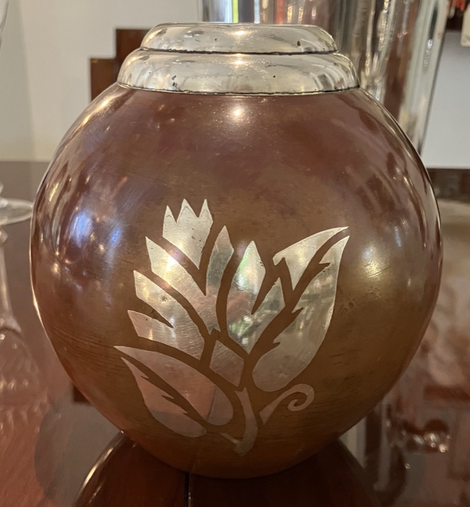 Kleine Vase, Christofle Paris, Design: Luc Lanel