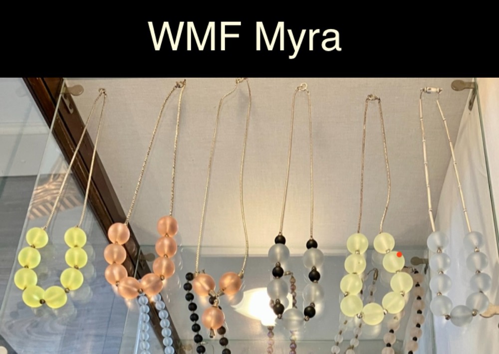 WMF Myra, Necklaces made of Satin-Finished Glass Beads