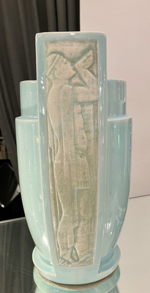 Keramikvase – Figürliches Relief – Bild 2